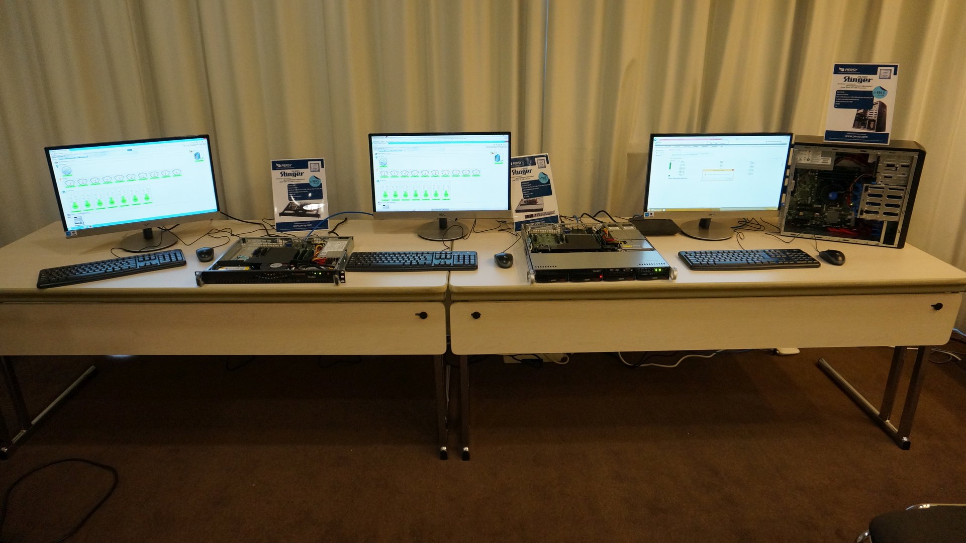 Persy Stinger Xeon E3 v5 workstations