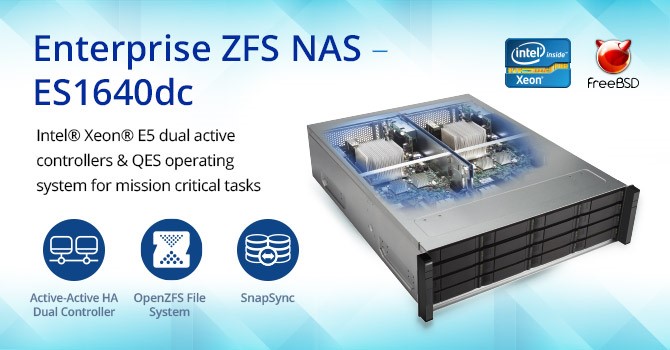 Enterprise ZFS NAS ES1640dc